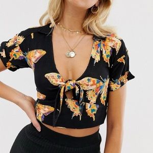 Free people butterfly top